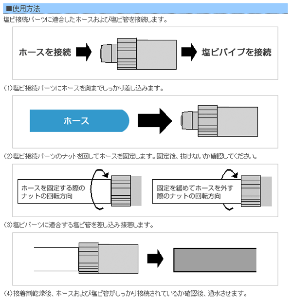 取寄 塩ビ接続パーツ a用 内径16 外径22mm用 海水魚ショップ ナチュラル